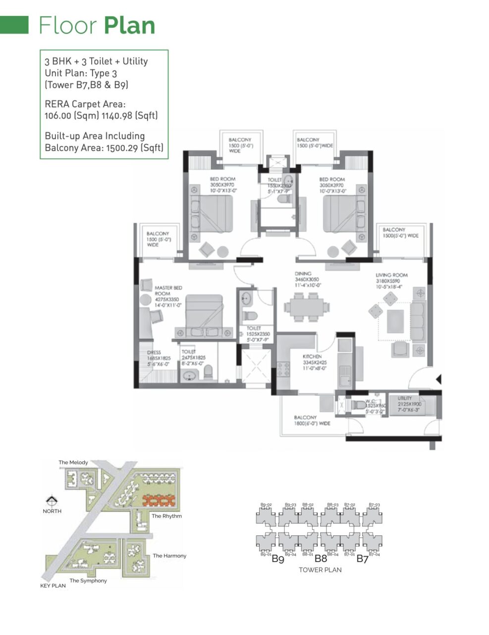 Experion the Heartsong Floor Plan